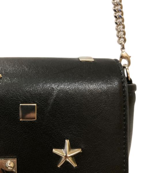 JIMMY CHOO（ジミーチュウ）JIMMY CHOO (ジミーチュウ) RUBY/スタッズショルダーバッグ ブラック サイズ:不明（実寸サイズをご確認ください）の古着・服飾アイテム