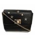 JIMMY CHOO（ジミーチュウ）の古着「RUBY/スタッズショルダーバッグ」｜ブラック