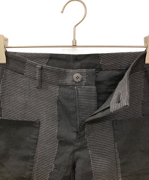 HaaT ISSEY MIYAKE（ハート イッセイ ミヤケ）Haat ISSEY MIYAKE (ハート イッセイ ミヤケ) パッチワークパンツ ブラック サイズ:2の古着・服飾アイテム