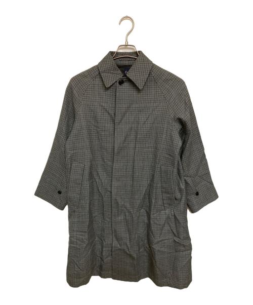 ORCIVAL（オーシバル）ORCIVAL (オーシバル) グレンプレイドステンカラーコート グレーの古着・服飾アイテム