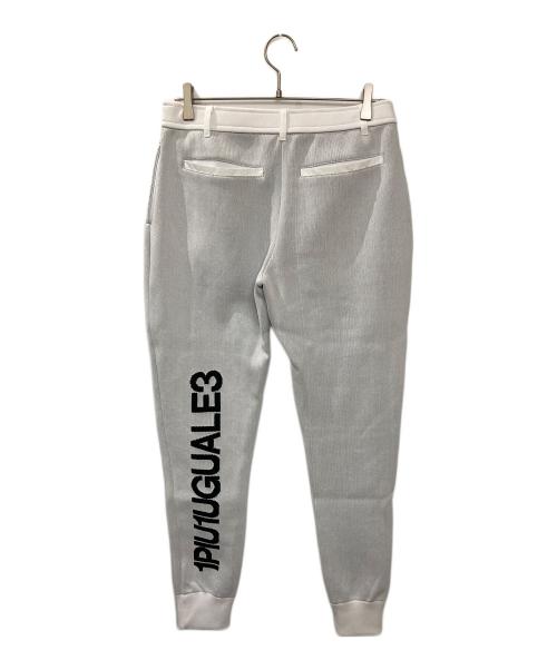 1piu1uguale3 GOLF（ウノ ピゥ ウノ ウグァーレ トレ ゴルフ）1piu1uguale3 GOLF (ウノ ピゥ ウノ ウグァーレ トレ ゴルフ) 113 GOLF RIB PANTS（ゴルフリブパンツ） ホワイト サイズ:IVの古着・服飾アイテム