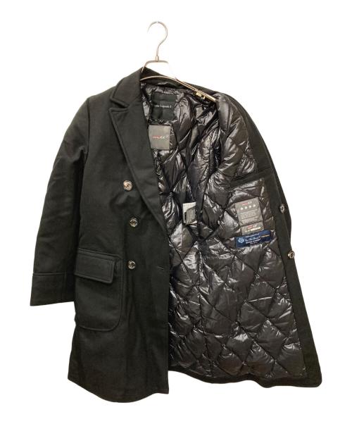 1piu1uguale3（ウノピュウノウグァーレトレ）1piu1uguale3 (ウノピュウノウグァーレトレ) DUVETICA (デュベティカ) CHESTER COAT ブラック サイズ:4の古着・服飾アイテム