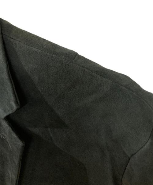 1piu1uguale3（ウノピュウノウグァーレトレ）1piu1uguale3 (ウノピュウノウグァーレトレ) シープレザーオールスエード2Bテーラードジャケット ブラック サイズ:7の古着・服飾アイテム