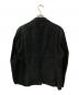 1piu1uguale3 (ウノピュウノウグァーレトレ) シープレザーオールスエード2Bテーラードジャケット ブラック サイズ:7：27000円