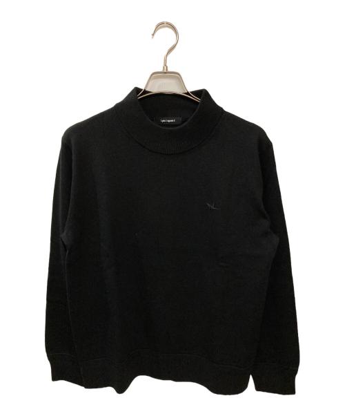 1piu1uguale3（ウノピュウノウグァーレトレ）1piu1uguale3 (ウノピュウノウグァーレトレ) MOCK NECK KNIT/ニット ブラック サイズ:5の古着・服飾アイテム