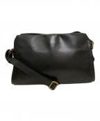 土屋鞄ツチヤカバン）の古着「レザーショルダーバッグ」｜ブラック