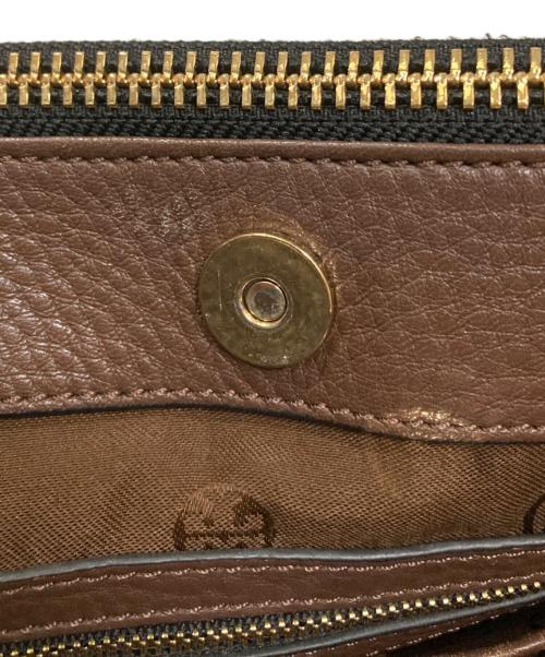 TORY BURCH（トリーバーチ）TORY BURCH (トリーバーチ) レザー2WAYバッグ ブラウンの古着・服飾アイテム