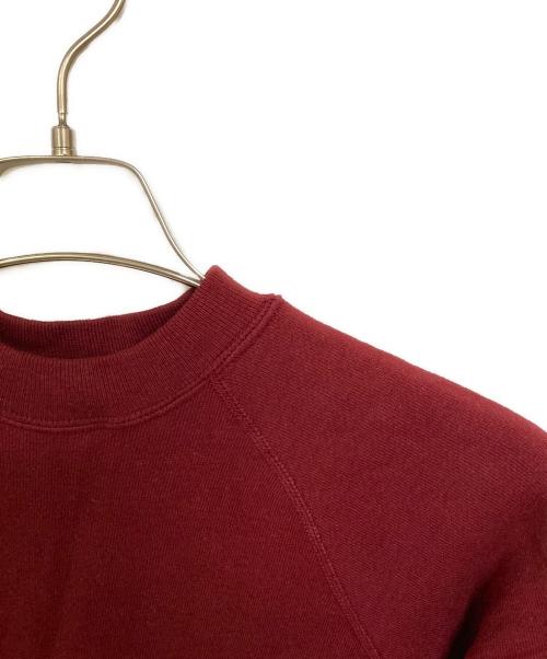 mayo SPRUCE（メイヨー スプルース）mayo SPRUCE (メイヨー スプルース) ヴィンテージラグランスウェット レッド サイズ:Sの古着・服飾アイテム