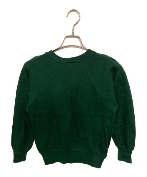 Healthknit（ヘルスニット）Healthknit (ヘルスニット) ヴィンテージラグランスウェット グリーン サイズ:sの古着・服飾アイテム