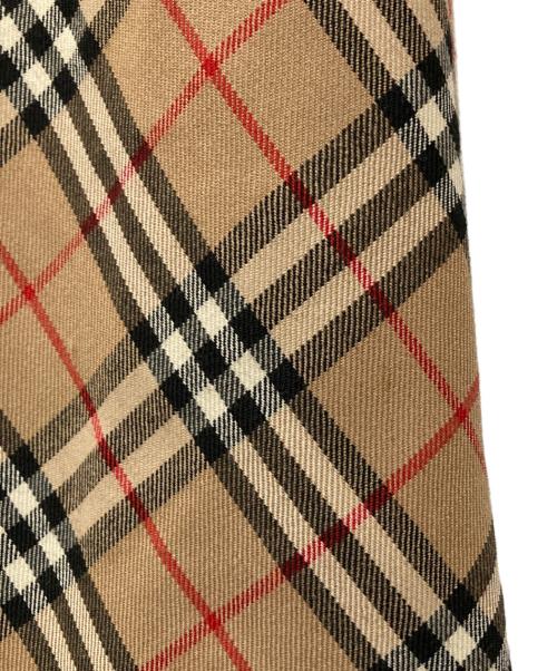 Burberry's BLUE LABEL（バーバリーズ ブルーレーベル）Burberry's BLUE LABEL (バーバリーズ ブルーレーベル) ノヴァチェックウールノースリーブワンピース ブラウン サイズ:38の古着・服飾アイテム