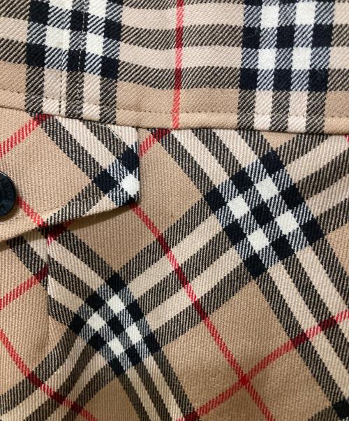 Burberry's BLUE LABEL（バーバリーズ ブルーレーベル）Burberry's BLUE LABEL (バーバリーズ ブルーレーベル) ノヴァチェックウールノースリーブワンピース ブラウン サイズ:38の古着・服飾アイテム