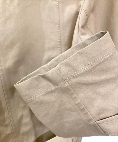 BURBERRY BLUE LABEL（バーバリーロンドンブルーレーベル）BURBERRY BLUE LABEL (バーバリーロンドンブルーレーベル) ゴム引きステンカラーコート ベージュ サイズ:38の古着・服飾アイテム