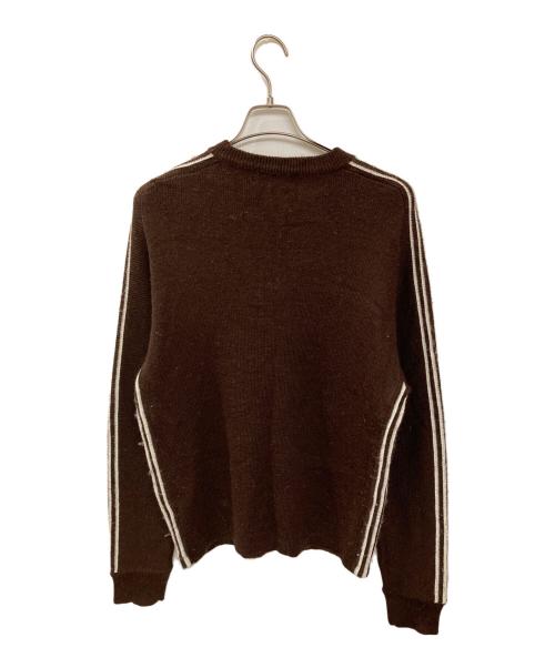 stussy（ステューシー）stussy (ステューシー) 90S ウールニット ブラウン サイズ:Sの古着・服飾アイテム