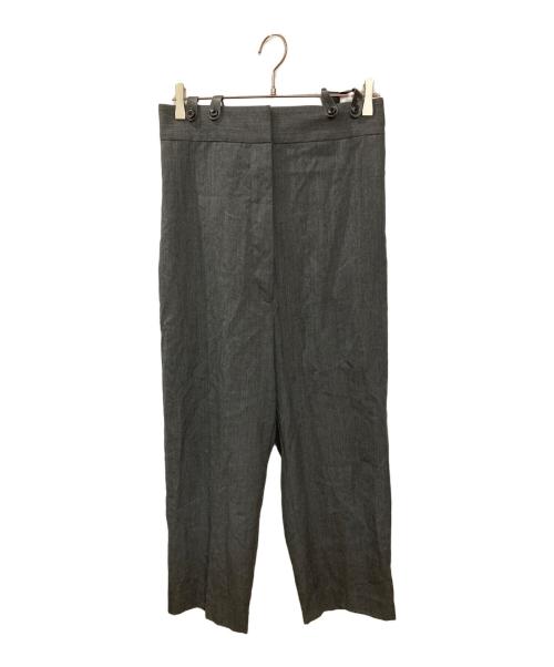 H BEAUTY&YOUTH（エイチ ビューティー&ユース）H BEAUTY&YOUTH (エイチ ビューティー&ユース) トロピカルハイウエストサスペンダーパンツ グレー サイズ:Sの古着・服飾アイテム