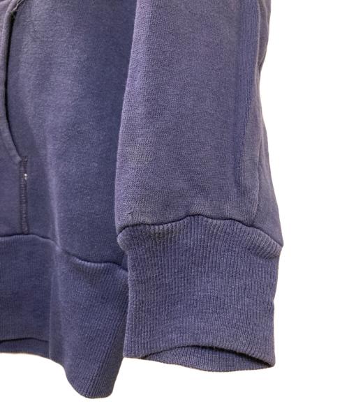 Healthknit（ヘルスニット）Healthknit (ヘルスニット) ヴィンテージ裏サーマルパーカー ナス紺 サイズ:Mの古着・服飾アイテム