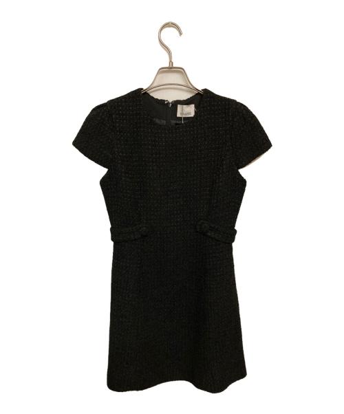 ERADIE（エラディエ）ERADIE (エラディエ) サマーツィードミニワンピース ブラック サイズ:FREEの古着・服飾アイテム