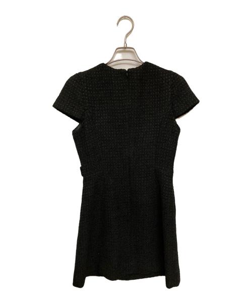 ERADIE（エラディエ）ERADIE (エラディエ) サマーツィードミニワンピース ブラック サイズ:FREEの古着・服飾アイテム