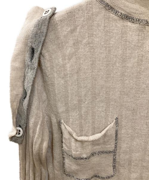 Chloe（クロエ）Chloe (クロエ) ポケットデザインタートルネックニット ベージュ サイズ:XSの古着・服飾アイテム