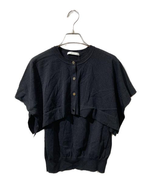 ANAYI（アナイ）ANAYI (アナイ) コットンナイロンサマーツイン ブラック サイズ:38の古着・服飾アイテム