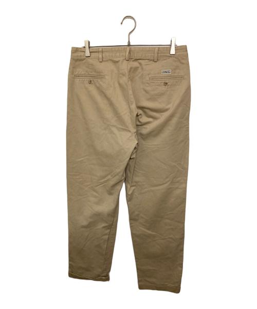 POLO RALPH LAUREN（ポロ・ラルフローレン）POLO RALPH LAUREN (ポロ・ラルフローレン) 古着タックチノパン ベージュ サイズ:W35×L34の古着・服飾アイテム