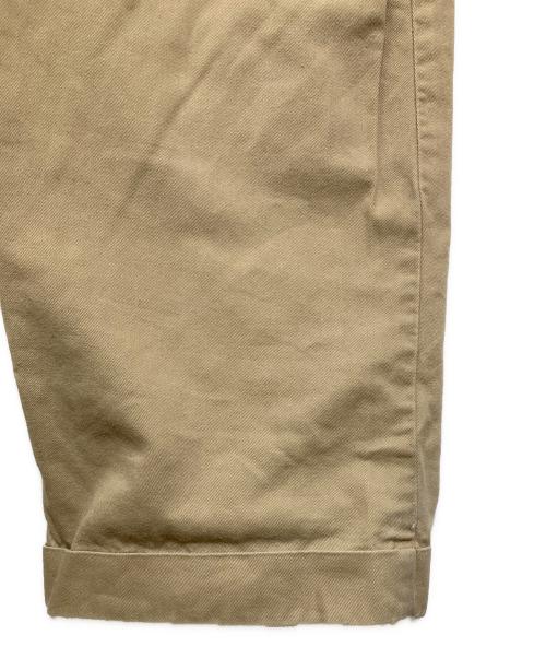 POLO RALPH LAUREN（ポロ・ラルフローレン）POLO RALPH LAUREN (ポロ・ラルフローレン) 古着タックチノパン ベージュ サイズ:W35×L34の古着・服飾アイテム