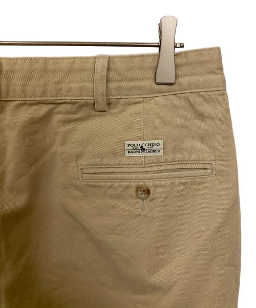 POLO RALPH LAUREN（ポロ・ラルフローレン）POLO RALPH LAUREN (ポロ・ラルフローレン) 古着タックチノパン ベージュ サイズ:W35×L34の古着・服飾アイテム