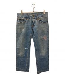 DOLCE & GABBANA（ドルチェ＆ガッバーナ）の古着「デニムパンツ」｜インディゴ