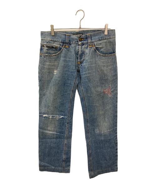 DOLCE & GABBANA（ドルチェ＆ガッバーナ）DOLCE & GABBANA (ドルチェ＆ガッバーナ) デニムパンツ インディゴ サイズ:46の古着・服飾アイテム