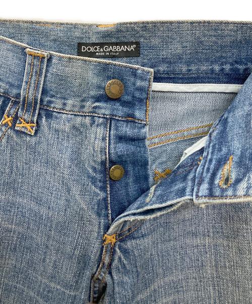 DOLCE & GABBANA（ドルチェ＆ガッバーナ）DOLCE & GABBANA (ドルチェ＆ガッバーナ) デニムパンツ インディゴ サイズ:46の古着・服飾アイテム