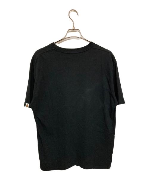 A BATHING APE（アベイシングエイプ）A BATHING APE (ア ベイシング エイプ) COLLEGE CRYSTAL STONE STA TEE ブラック サイズ:XLの古着・服飾アイテム