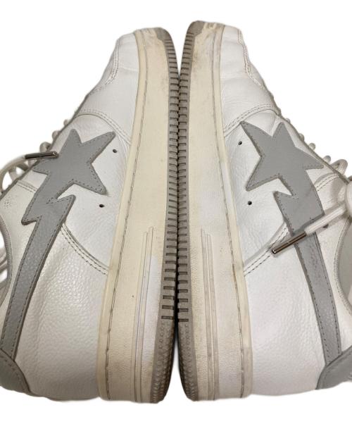 A BATHING APE（ア ベイシング エイプ）A BATHING APE (ア ベイシング エイプ) JJJJound (ジョウンド) ジョウンド ベイプスター ローカットスニーカー ホワイト サイズ:27.5cmの古着・服飾アイテム