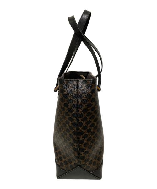 CELINE（セリーヌ）CELINE (セリーヌ) マカダムオールドハンドバック ブラックの古着・服飾アイテム