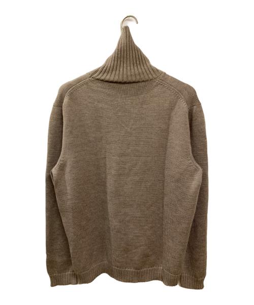 Zanone（ザノーネ）Zanone (ザノーネ) ウールタートルネックニット ブラウン サイズ:54の古着・服飾アイテム
