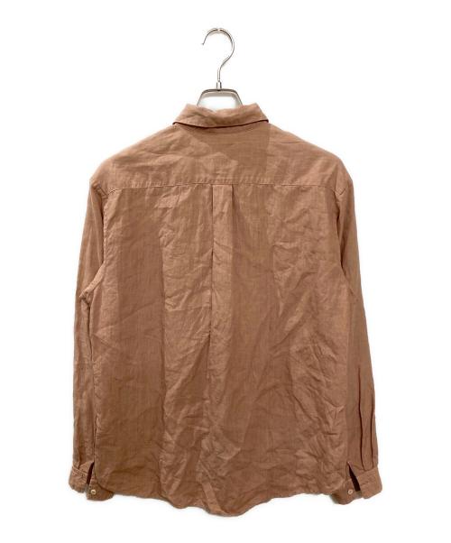 nestrobe confect（ネストローブ コンフェクト）nestrobe confect (ネストローブ コンフェクト) リネンシャツ ピンク サイズ:4の古着・服飾アイテム