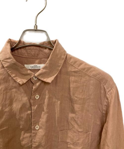 nestrobe confect（ネストローブ コンフェクト）nestrobe confect (ネストローブ コンフェクト) リネンシャツ ピンク サイズ:4の古着・服飾アイテム