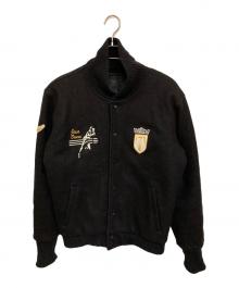adidas（アディダス）の古着「00S ADIDASSLERウールスタジャン」｜ブラック