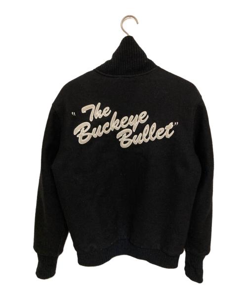 adidas（アディダス）adidas (アディダス) 00S ADIDASSLERウールスタジャン ブラック サイズ:Sの古着・服飾アイテム