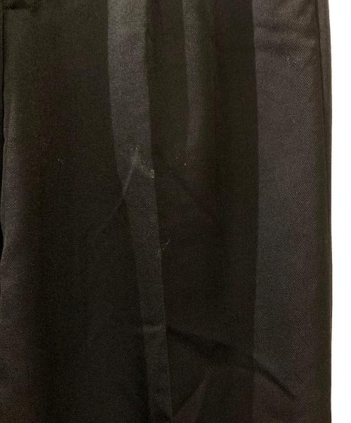 COMME des GARCONS HOMME（コムデギャルソン オム）COMME des GARCONS HOMME (コムデギャルソン オム) ウール縮絨2タックスラックス ブラック サイズ:Mの古着・服飾アイテム