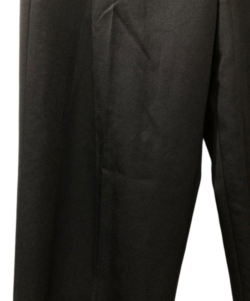 COMME des GARCONS HOMME（コムデギャルソン オム）COMME des GARCONS HOMME (コムデギャルソン オム) ウール縮絨2タックスラックス ブラック サイズ:Mの古着・服飾アイテム