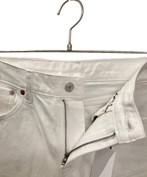 Denham（デンハム）Denham (デンハム) SILVER COATED DENIM ホワイト サイズ:36の古着・服飾アイテム