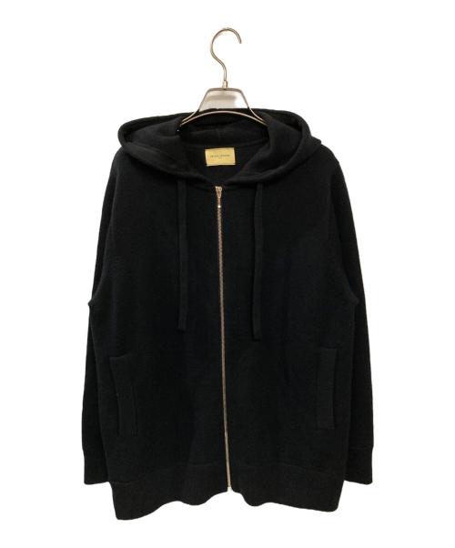 UNITED ARROWS（ユナイテッドアローズ）UNITED ARROWS (ユナイテッドアローズ) ジップニットパーカー ブラック サイズ:FREEの古着・服飾アイテム