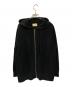 UNITED ARROWS（ユナイテッドアローズ）の古着「ジップニットパーカー」｜ブラック