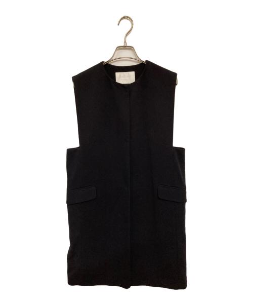 BALLSEY（ボールジィ）BALLSEY (ボールジィ) ドライアムンゼン クルーネックロングジレ ネイビー サイズ:36の古着・服飾アイテム