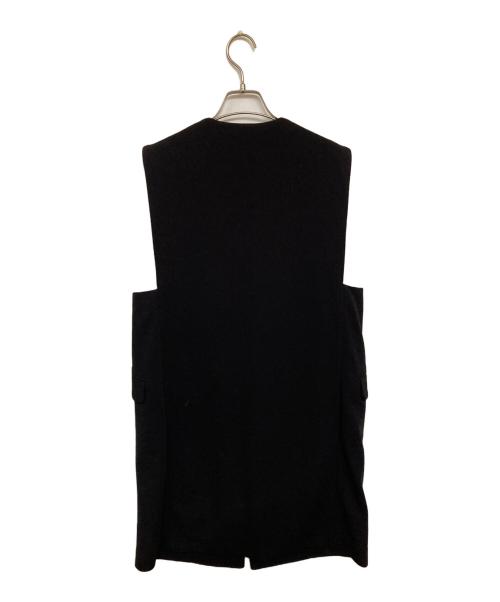 BALLSEY（ボールジィ）BALLSEY (ボールジィ) ドライアムンゼン クルーネックロングジレ ネイビー サイズ:36の古着・服飾アイテム