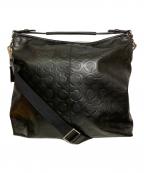 COACHコーチ）の古着「2WAYショルダーバッグ」｜ブラック