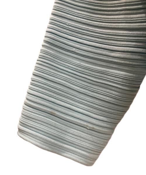 PLEATS PLEASE（プリーツプリーズ）PLEATS PLEASE (プリーツプリーズ) CREPE KNIT/ニット スカイブルー サイズ:不明(実寸サイズをご確認ください)の古着・服飾アイテム