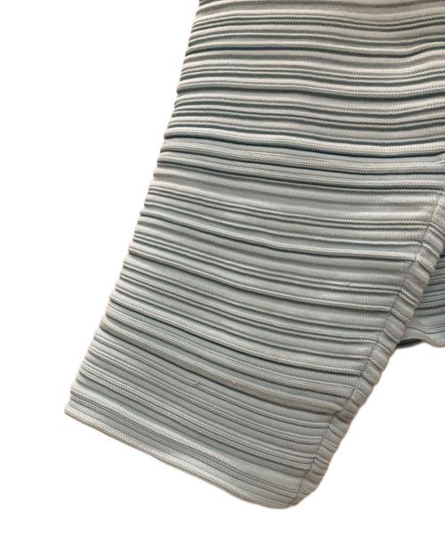 PLEATS PLEASE（プリーツプリーズ）PLEATS PLEASE (プリーツプリーズ) CREPE KNIT/ニット スカイブルー サイズ:不明(実寸サイズをご確認ください)の古着・服飾アイテム