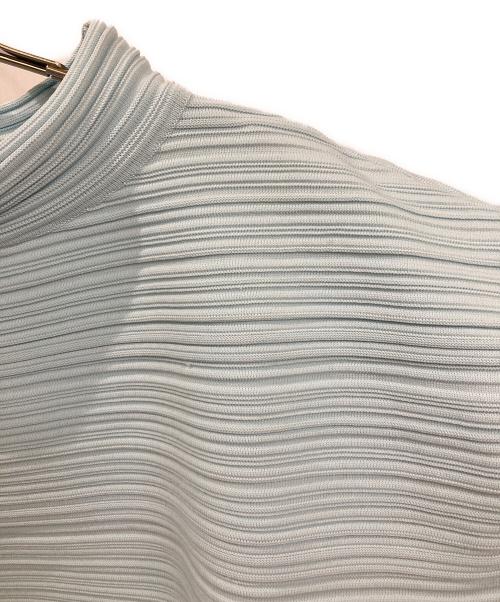 PLEATS PLEASE（プリーツプリーズ）PLEATS PLEASE (プリーツプリーズ) CREPE KNIT/ニット スカイブルー サイズ:不明(実寸サイズをご確認ください)の古着・服飾アイテム