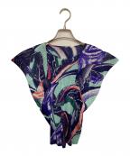 PLEATS PLEASEプリーツプリーズ）の古着「TARDIVO/プリーツカットソー」｜パープル