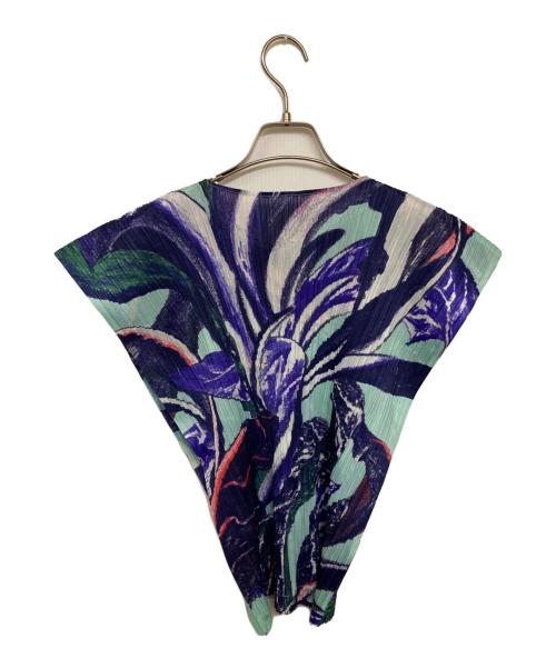 PLEATS PLEASE（プリーツプリーズ）PLEATS PLEASE (プリーツプリーズ) TARDIVO/プリーツカットソー パープル サイズ:3の古着・服飾アイテム